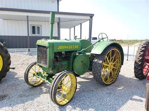 1929 John Deere Model D Tractor Adam Marshall Land Auction LLC