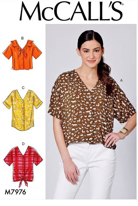 Sewing Pattern Women's Loose Fit Tops Pattern Misses' | Etsy | Top