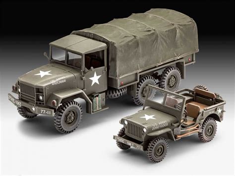 Plastic Modelkit Military 03260 M34 Tactical Truck And Off Road Vehicle