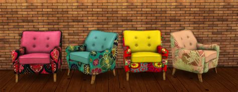 Leo Sims • Bohemian Chairs Mesh By Awesims Converted To Bohemian