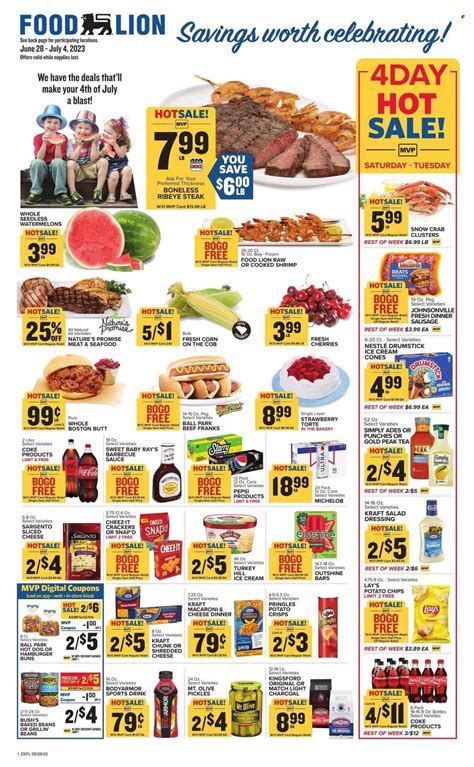 Food Lion (SC) Weekly Ad Flyer Specials June 28 to July 4, 2023