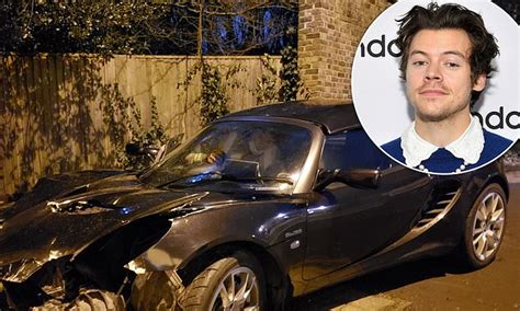 wrong direction man is taken to hospital after car crashes near harry styles london home