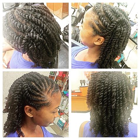 Summer Protective style: flat twists and two strand twists ...