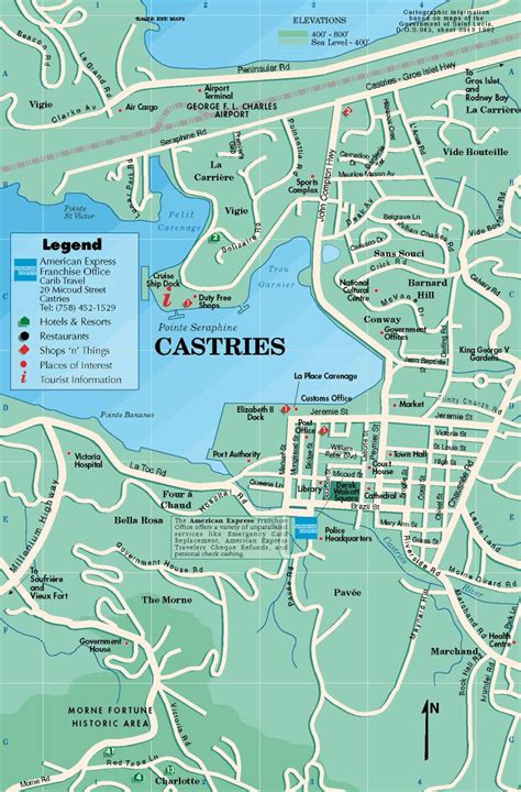 Large Castries Maps For Free Download And Print High Resolution And