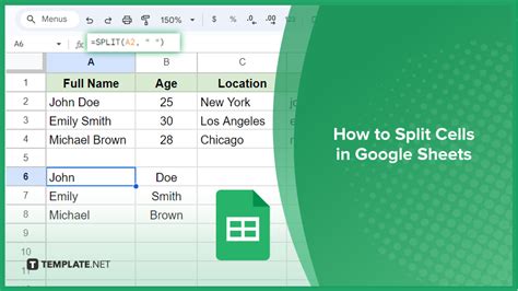 How To Split Cells In Google Sheets Video