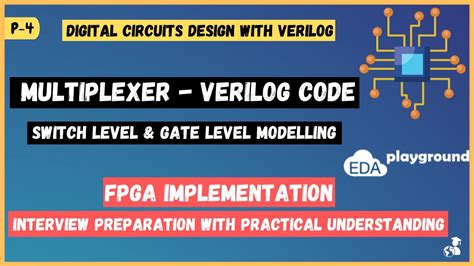 Multiplexer Verilog Code On Eda Playgroundswitch Level And Gate Level