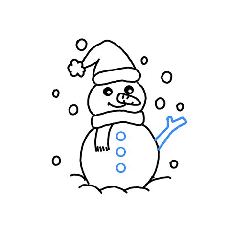 how to draw a snowman step by step easy drawing guides drawing howtos
