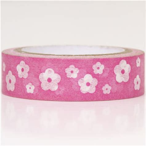 pink flower washi masking tape deco tape washi masking tapes deco tapes stationery