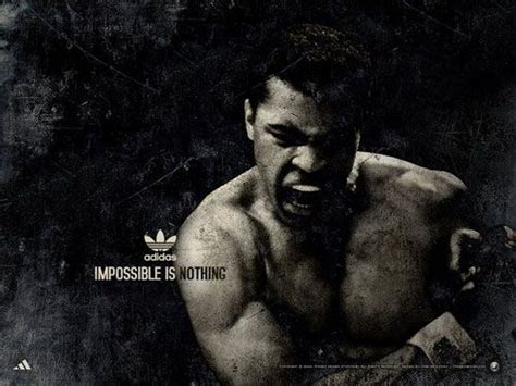 The twist, adidas are focusing on personal challenges the athletes have overcome in their rise to fame. adidas: Muhammad Ali "impossible is nothing" collection ...