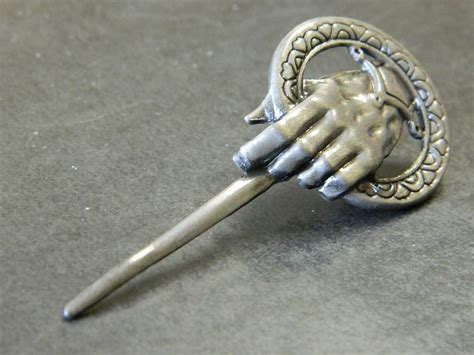 Gray Pewter Got Hand Of The King Pin Game Of Thrones Hand Of Etsy