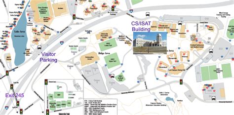 Take Port Republic Road towards campus (i.e., "westbound") and make a