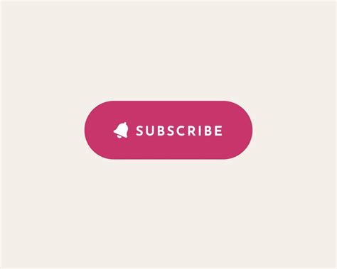 Pink Youtube Subscribe Button Youtube Subscribe Button Etsy