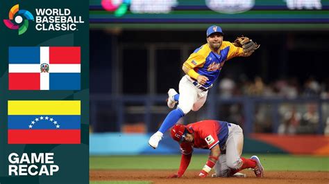 dominican republic vs venezuela game highlights 2023 world baseball classic win big sports