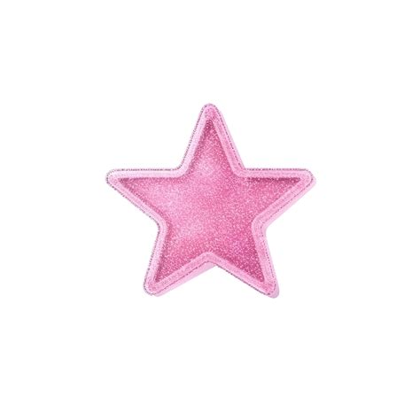 Pink Star Glitter Outlined Star Sparkles Glitter Png Transparent
