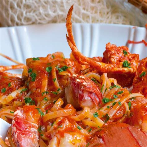 Spaghetti Alla Chitarra With Lobster Sauce Recipe Agneseitalianrecipes