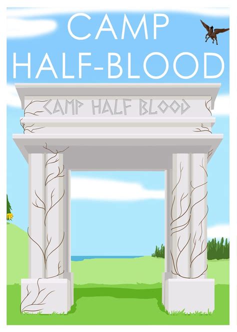 Camp Half Blood Poster Picture Metal Print Paint By Omegaart
