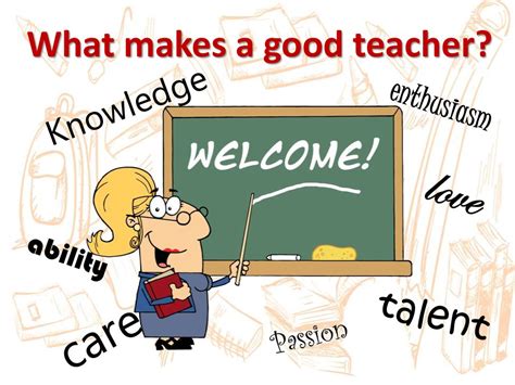 Qualities Of A Good Teacher Online Presentation