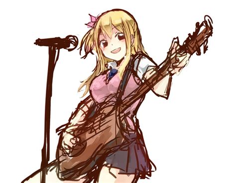 Lucy Girl Guitar Lucy Heartfilia Team Natsu