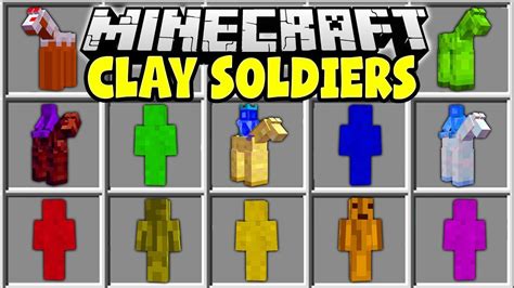 Minecraft Clay Soldiers Mod Craft And Control Your Own Minecraft Army
