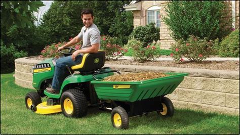 John Deere Riding Lawn Mower Tiller Attachment Home Improvement