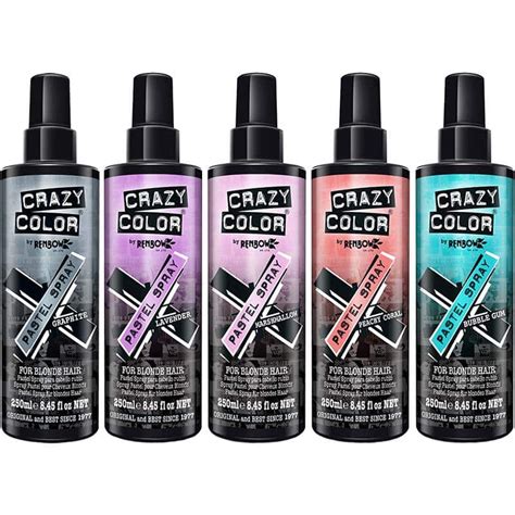 Crazy Color Temporary Pastel Spray For Blonde Hair Hairhouse Warehouse