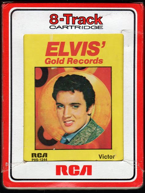 Elvis Presley Elvis Gold Records 1958 Rca Re Issue Sold 8 Track Tape