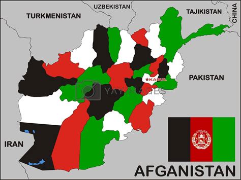 Royalty Free Image Afghanistan Political Map By Tony4urban