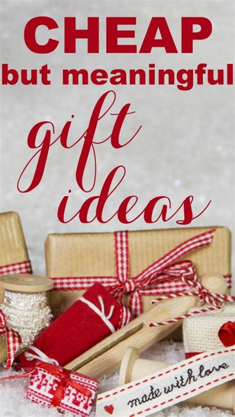 Get in the holiday shopping spirit with spectacular gifts that'll have everyone feeling festive. Cheap but Meaningful Christmas Gift Ideas - Mommy on Purpose
