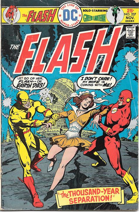 Flash 237 Cover Disconnected At Staples Dc Comic Books Vintage Comic