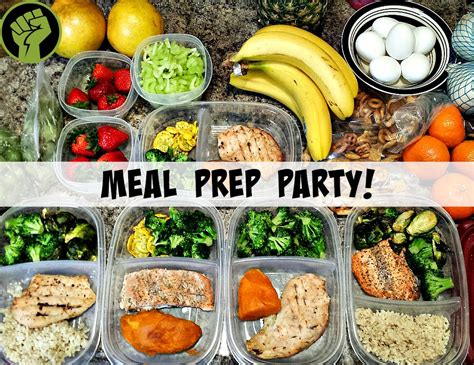 Its A Meal Prep Party My Pretty Brown Fit