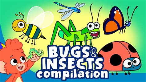 Learn Insects And Bugs For Kids Cute Insect A To Z Cartoon