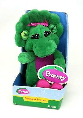 5 out of 5 stars. BARNEY BABY BOP Plush 1996 Green Dinosaur Stuffed Animal ...