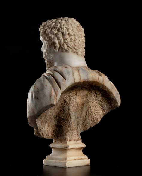 Unknown Marble Bust Portrait Roman Emperor Septimius Severus Grand