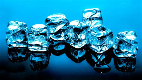 Ice Cubes With Blue Background 4k 5k Hd Ice Cube Wallpapers Hd