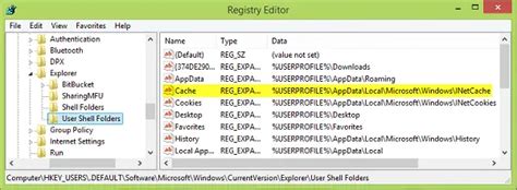Restore Temporary Internet Files Folder Location For Internet Explorer