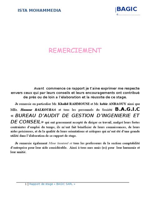 Rapport De Stage Fiduciaire Taxe Sur La Valeur Ajoutée Facture