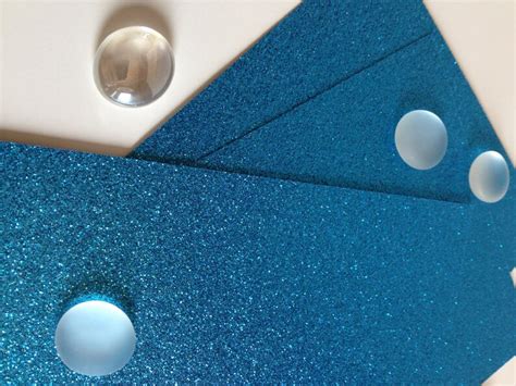 Ocean Blue Glitter Cardstock 5x7 For Diy Frozen Invitations Etsy