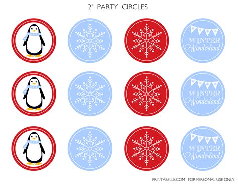 Free Winter Wonderland Party Printables Catch My Party