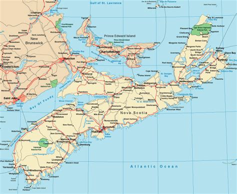 Online Map Of Nova Scotia