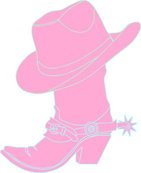 Cowgirl Hat And Boot Clip Art At Vector Clip Art Online