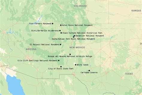 12 Best National Parks And Monuments In New Mexico With Map Touropia
