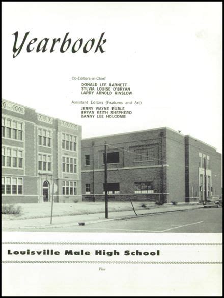 Explore 1964 Louisville Male High School Yearbook Louisville Ky