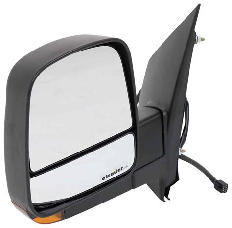 K Source Replacement Side Mirror Electricheat W Signal Spotter Mirror Black Driver K