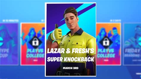 New Fortnite Lazar And Freshs Super Knockback Cup Tournament How To