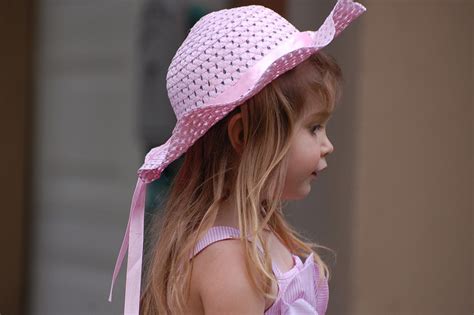 Girl Pink Hat Free Photo On Pixabay