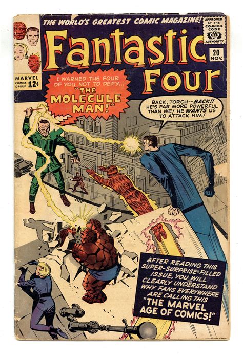 Fantastic Four 1961 1st Series 20 Gdvg 30