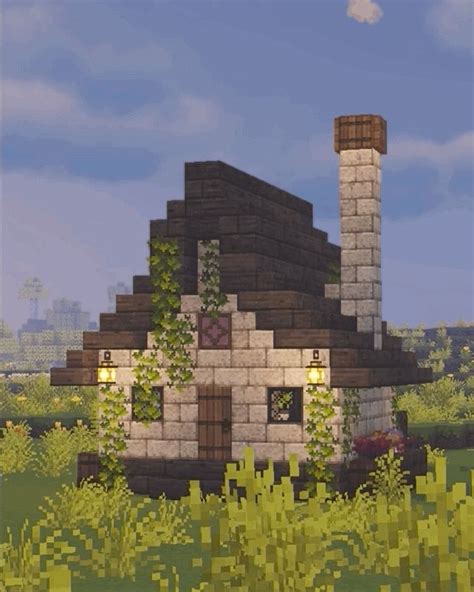 Minecraft Houses Cottagecore Blocky Bonsai Minecraft Cottage