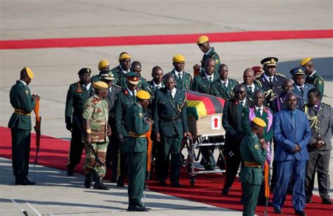 Robert Mugabes Body Arrives In Zimbabwe Burial Site Still Unannounced
