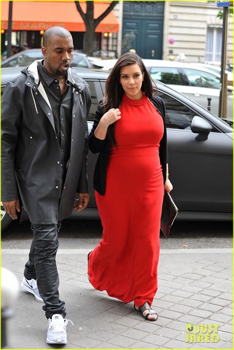 Pregnant Kim Kardashian And Kanye West Reunited In Paris Photo 2861303