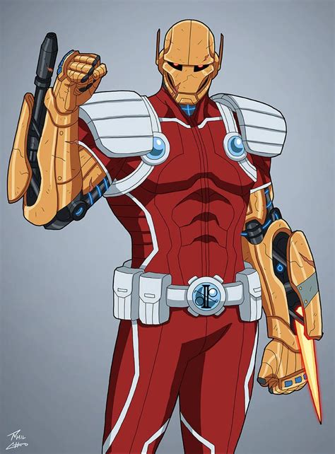 Robotman Earth 27 Commission By Phil Cho On Deviantart Dc Comics